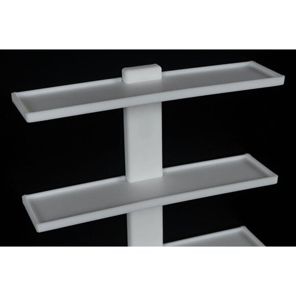 White Wall Mounted Display Shelf for Mini Brand Toys Custom 3D Printed 6 Shelves - Picture 6 of 6